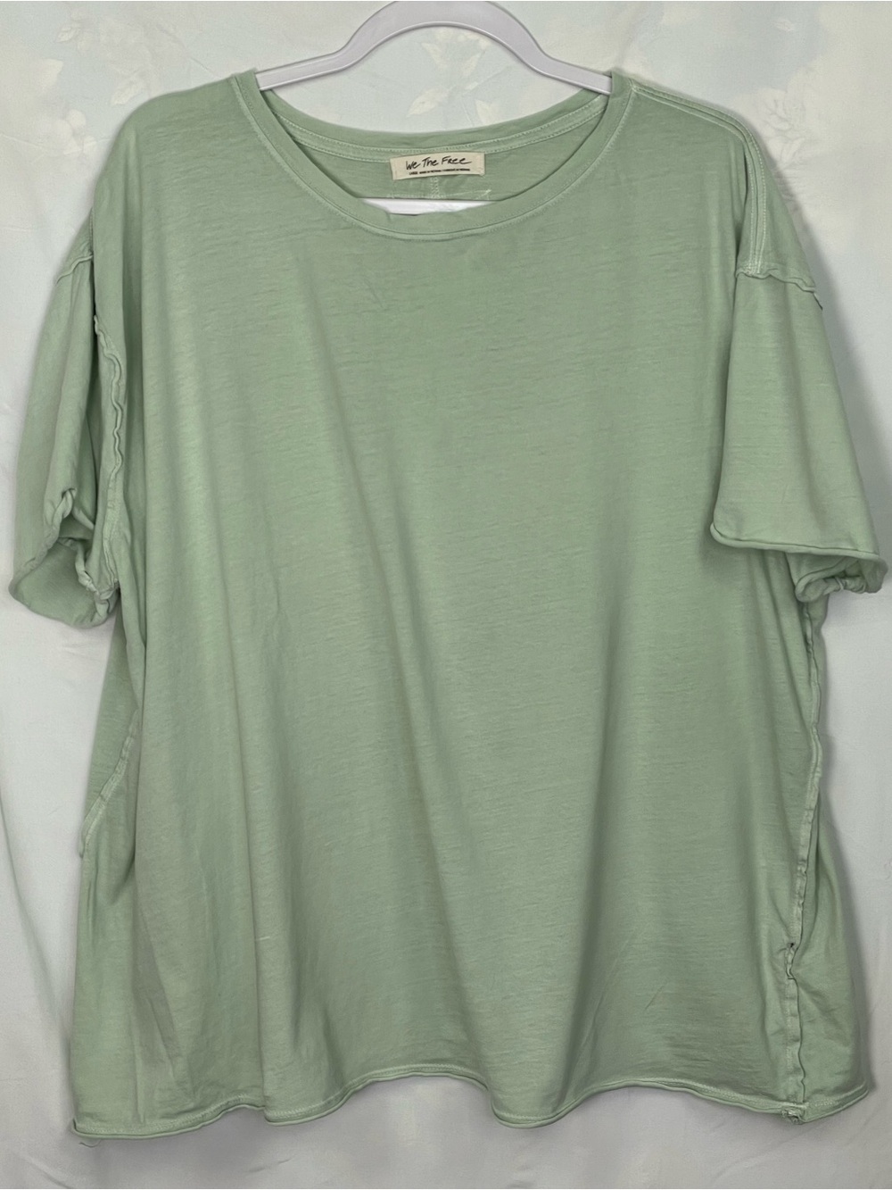 We The Free Women's Sage Green Crewneck T-Shirt